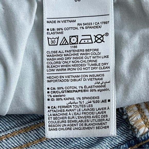 Old Navy Mid-rise Boyfriend Ankle Jeans Women’s Size 00 Released Step Hem - Picture 8 of 8